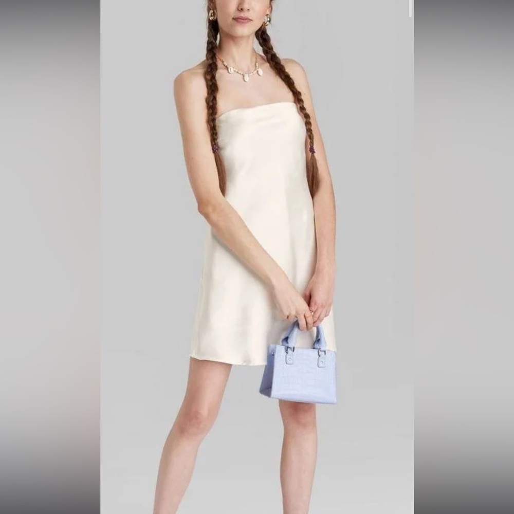 NWT Wild Fable Satin tube dress